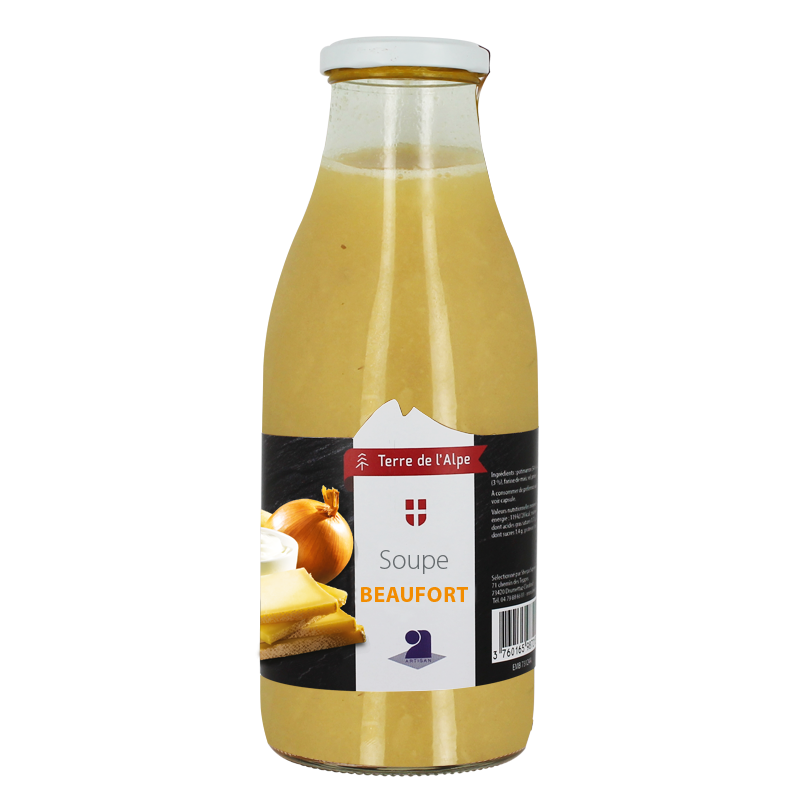TERRE DE L'ALPE Soupe au Beaufort - 970ml TERRE DE L'ALPE Soupe au Beaufort - 970ml