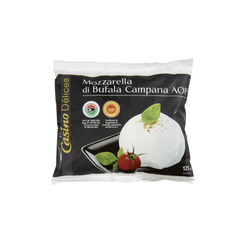 CASINO DÉLICES Mozzarella Di Bufala Campana - 125g