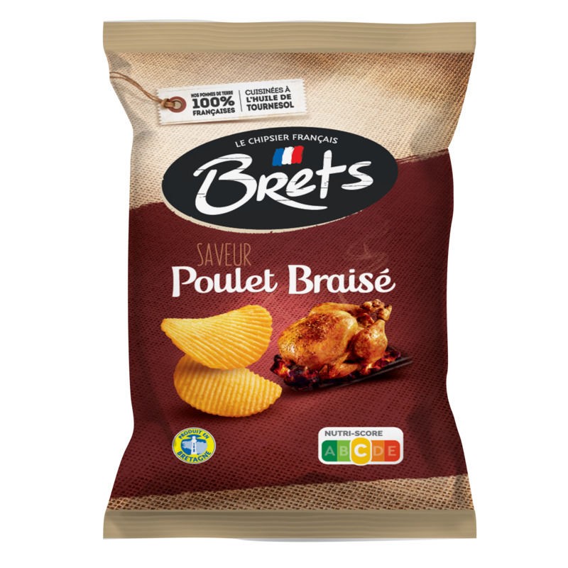 BRET'S Chips - Poulet braisé 125g BRET'S Chips - Poulet braisé 125g