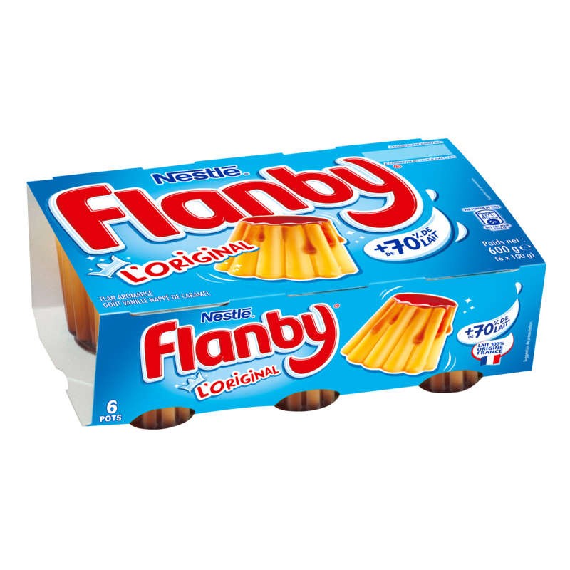 NESTLE Flan Vanille Caramel 6x100g NESTLE Flan Vanille Caramel 6x100g