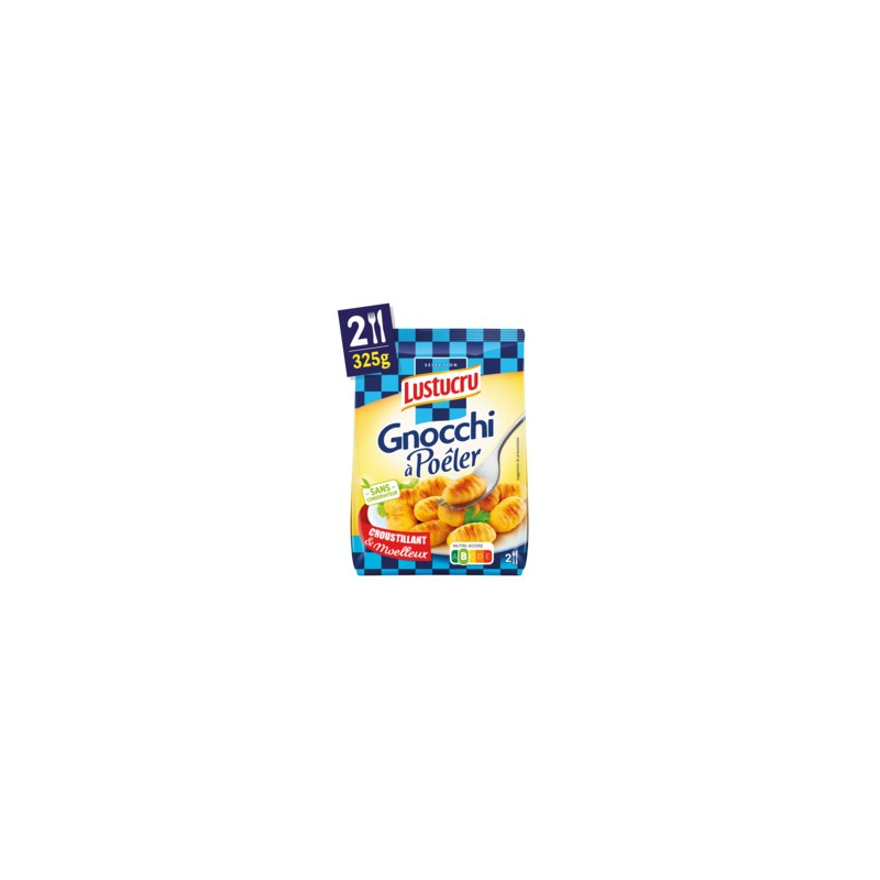 LUSTUCRU Gnocchi a poêler - 325g LUSTUCRU Gnocchi a poêler - 325g